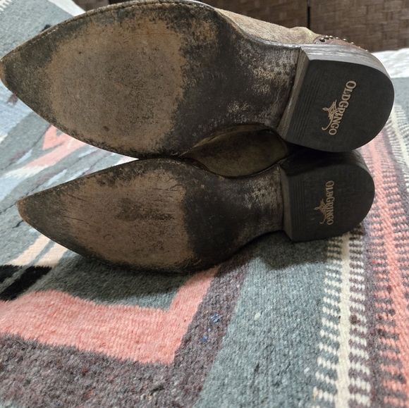 Old Gringo Boots Women 8 B Distressed Embroidrey Bling Cowgirl Boots. - Picture 7 of 10